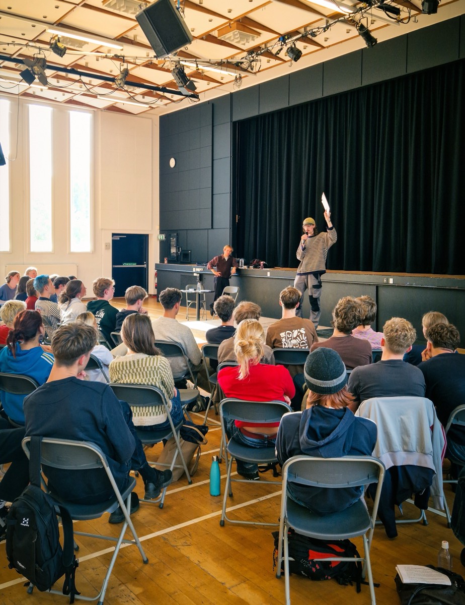 Slam-undervisning på Nørre Gymnasium
